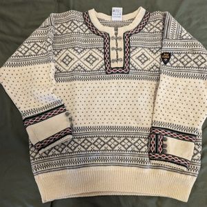 Dale of Norway Men's Sweater with Shackle Clasps